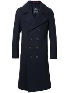 notched lapel double-breasted coat Loveless