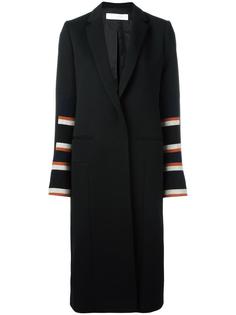 пальто с рукавами в полоску Victoria Beckham