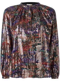 floral metallic buttoned blouse Vanessa Bruno