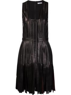 fringed sleeveless dress Mugler