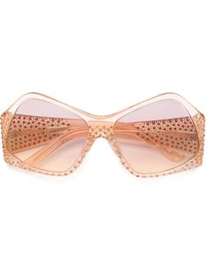 солнцезащитные очки с кристаллами Swarowski Fendi
