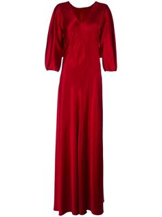 платье с V-образным вырезом Alberta Ferretti
