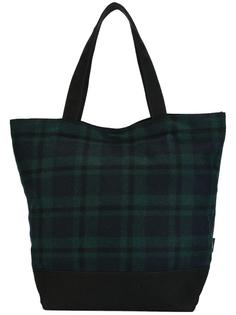 клетчатая сумка-шоппер  Edwin