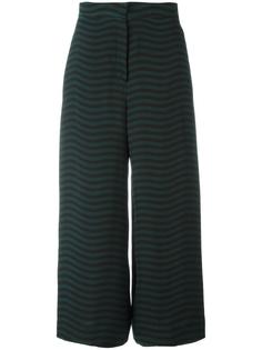 кюлоты с волнистым узором Fendi