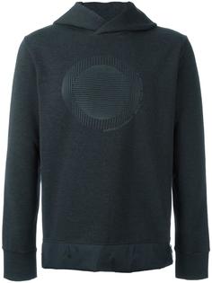 circle print hoodie Emporio Armani