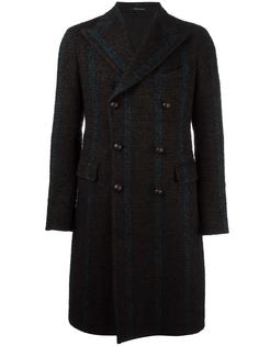 mid-length striped peacoat Tagliatore