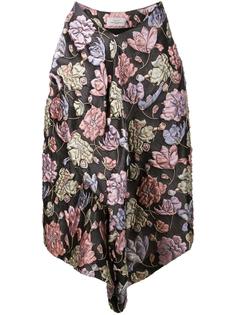 'Mabel' floral asymmetric skirt Preen By Thornton Bregazzi
