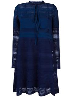 ruffled neck shift dress M Missoni