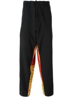 широкие брюки с принтом  Yohji Yamamoto
