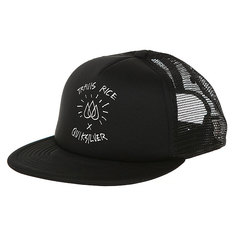 Бейсболка с сеткой Quiksilver Tr Rice Black