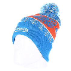 Шапка с помпоном Запорожец Cone Beanies Blue