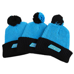 Шапка Burton M 95 3 pack Blue Steel/True Black