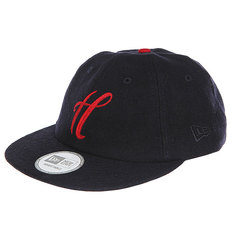 Бейсболка с прямым козырьком The Hundreds Meaning New Era Strapback Navy