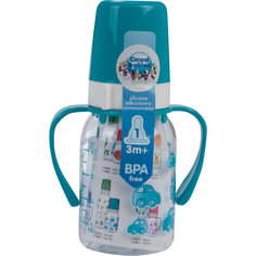 Бутылочка тритановая 120 мл. 3+, Canpol Babies, бирюзовый