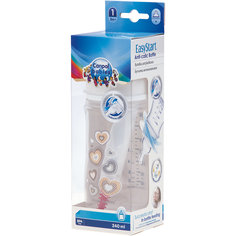 Бутылочка PP EasyStart с широким горлышком антиколиковая, 240 мл, 3+ Newborn baby, Canpol Babies, белый
