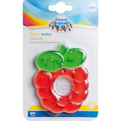 Прорезыватель водный охлаждающий Ягодка 0+ Fruits, Canpol Babies, красный