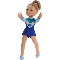 Кукла Гимнастка в голубом платье, 32 см, Paola Reina