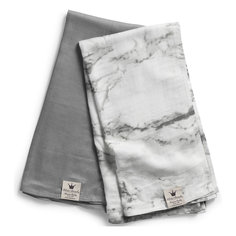 Плед Marble Grey (2 шт.), Elodie Details (бамбук)
