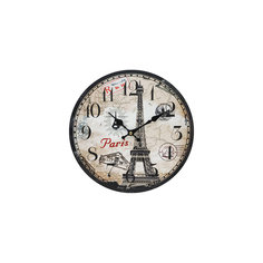 Часы настенные "Эйфелева башня", диаметр 34 см Белоснежка