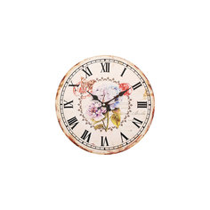 Часы настенные "Садовые цветы", диаметр 34 см Белоснежка
