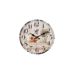 Часы настенные "Цветы и олива", диаметр 34 см Белоснежка