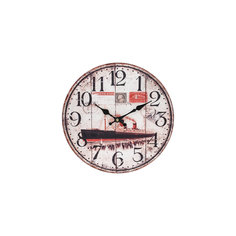 Часы настенные "Пароход", диаметр 34 см Белоснежка