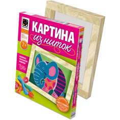 Картина из ниток Слон Фантазер