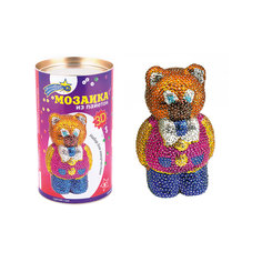 Мозаика из пайеток 3D Мишка Волшебная мастерская