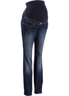 Мода для беременных: джинсы BOOTCUT (темно-синий «потертый») Bonprix
