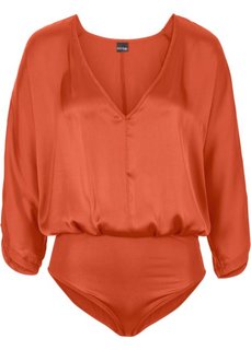 Боди с блестящим эффектом (черный) Bonprix