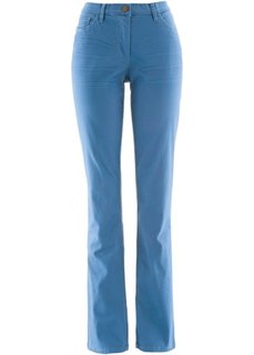 Брюки-стретч удобного прямого покроя (черный) Bonprix