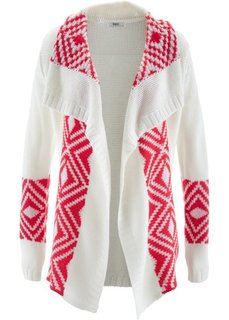 Кардиган (черный с узором) Bonprix