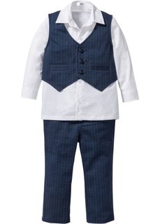 Рубашка + жилет + брюки (3 изд.) (антрацитовый/белый) Bonprix