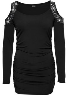 Футболка с аппликацией (ягодный) Bonprix
