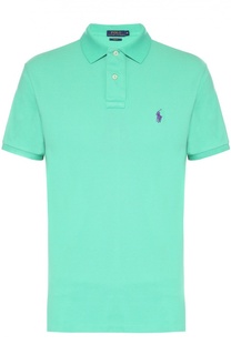 Хлопковое поло с короткими рукавами Polo Ralph Lauren