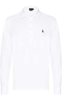 Хлопковое поло с длинными рукавами Polo Ralph Lauren
