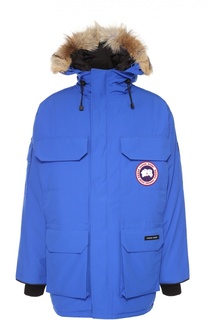 Пуховая парка Expedition с меховой отделкой капюшона Canada Goose