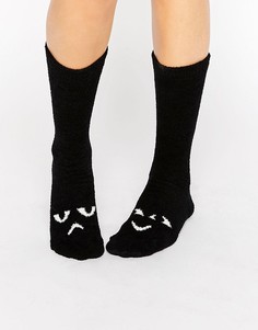 Носки с глазами Monki - Черный