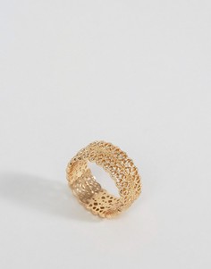 Кольцо с гравировкой Nylon - Золотой