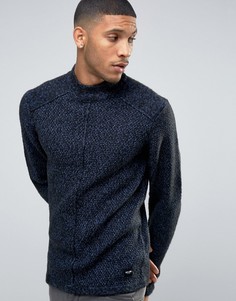 Джемпер из смешанной пряжи с высокой горловиной Only &amp; Sons - Серый