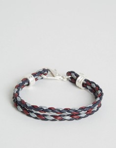 Плетеный браслет Jack Wills Alasdair - Красный