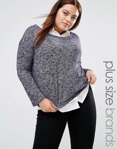 Комплект с рубашкой и джемпером New Look Plus - Синий