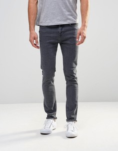 Серые зауженные джинсы New Look - Серый