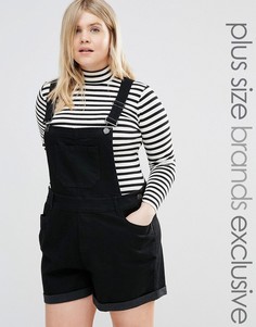 Джинсовый комбинезон New Look Plus - Черный