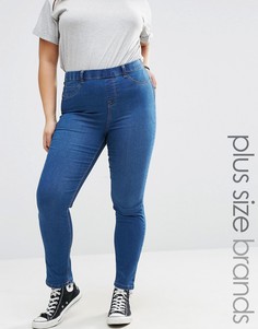 Джеггинсы скинни New Look Plus - Синий