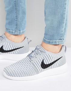 Серые кроссовки Nike Roshe Two Flyknit 844833-002 - Серый