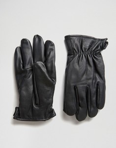 Кожаные перчатки Dickies Memphis - Черный