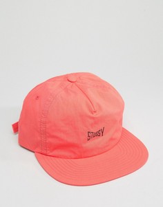 Хлопковая кепка Stussy - Красный