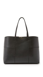 Объемная сумка с короткими ручками Block T Tory Burch