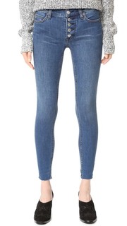 Джинсы Reagan с необработанными краями Free People